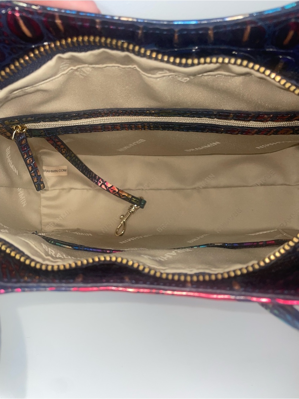 Brahmin NWOT Small Elaine Melbourne Satchel - Picture 2 of 15